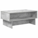 Sofabord Beton Grå 80 x 46 x 35 cm Konstrueret træ
