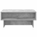 Sofabord Beton Grå 80 x 46 x 35 cm Konstrueret træ