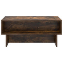 Sofabord Røget eg 80 x 46 x 35 cm Konstrueret træ