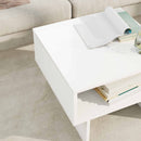 Sofabord Hvid 48 x 46 x 35 cm Konstrueret træ