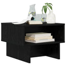 Sofabord Sort eg 48 x 46 x 35 cm Konstrueret træ