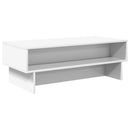 Sofabord Hvid 100 x 46 x 35 cm Konstrueret træ
