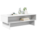 Sofabord Hvid 100 x 46 x 35 cm Konstrueret træ