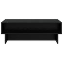 Sofabord Sort eg 100 x 46 x 35 cm Konstrueret træ