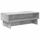 Sofabord Beton Grå 100 x 46 x 35 cm Konstrueret træ