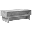 Sofabord Beton Grå 100 x 46 x 35 cm Konstrueret træ