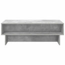 Sofabord Beton Grå 100 x 46 x 35 cm Konstrueret træ