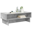 Sofabord Beton Grå 100 x 46 x 35 cm Konstrueret træ