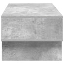 Sofabord Beton Grå 100 x 46 x 35 cm Konstrueret træ