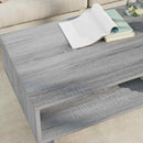 Sofabord Grå Sonoma 100 x 46 x 35 cm Konstrueret træ