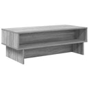 Sofabord Grå Sonoma 100 x 46 x 35 cm Konstrueret træ