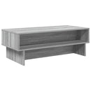 Sofabord Grå Sonoma 100 x 46 x 35 cm Konstrueret træ