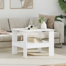Sofabord Hvid 57 x 55 x 45 cm Konstrueret træ