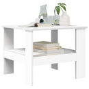 Sofabord Hvid 57 x 55 x 45 cm Konstrueret træ