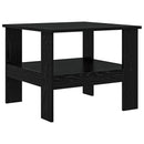 Sofabord Sort eg 57 x 55 x 45 cm Konstrueret træ