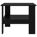Sofabord Sort eg 57 x 55 x 45 cm Konstrueret træ