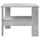 Sofabord Beton Grå 57 x 55 x 45 cm Konstrueret træ