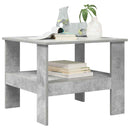 Sofabord Beton Grå 57 x 55 x 45 cm Konstrueret træ