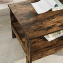 Sofabord Røget eg 57 x 55 x 45 cm Konstrueret træ