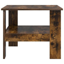Sofabord Røget eg 57 x 55 x 45 cm Konstrueret træ