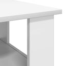 Sofabord Hvid 90 x 50 x 45 cm Konstrueret træ