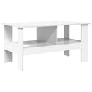 Sofabord Hvid 90 x 50 x 45 cm Konstrueret træ