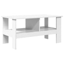 Sofabord Hvid 90 x 50 x 45 cm Konstrueret træ