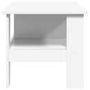 Sofabord Hvid 90 x 50 x 45 cm Konstrueret træ