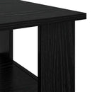 Sofabord Sort eg 90 x 50 x 45 cm Konstrueret træ