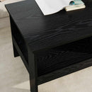 Sofabord Sort eg 90 x 50 x 45 cm Konstrueret træ