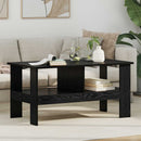Sofabord Sort eg 90 x 50 x 45 cm Konstrueret træ