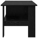 Sofabord Sort eg 90 x 50 x 45 cm Konstrueret træ