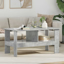 Sofabord Beton Grå 90 x 50 x 45 cm Konstrueret træ