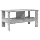 Sofabord Beton Grå 90 x 50 x 45 cm Konstrueret træ