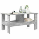 Sofabord Beton Grå 90 x 50 x 45 cm Konstrueret træ