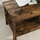 Sofabord Røget eg 90 x 50 x 45 cm Konstrueret træ