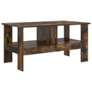 Sofabord Røget eg 90 x 50 x 45 cm Konstrueret træ
