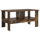 Sofabord Røget eg 90 x 50 x 45 cm Konstrueret træ