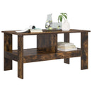 Sofabord Røget eg 90 x 50 x 45 cm Konstrueret træ