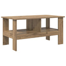 Sofabord Artisan Egetræ 90 x 50 x 45 cm Konstrueret træ