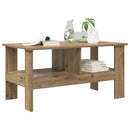 Sofabord Artisan Egetræ 90 x 50 x 45 cm Konstrueret træ