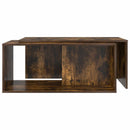 Kaffebord Sæt 2 stk. Røget eg 90 x 48 x 40 cm Konstrueret træ