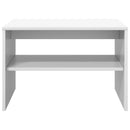 Sofabord Hvid 60 x 50 x 40 cm Konstrueret træ