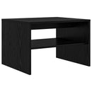 Sofabord Sort eg 60 x 50 x 40 cm Konstrueret træ