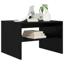 Sofabord Sort eg 60 x 50 x 40 cm Konstrueret træ