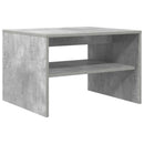 Sofabord Beton Grå 60 x 50 x 40 cm Konstrueret træ