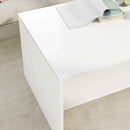 Sofabord Hvid 80 x 50 x 40 cm Konstrueret træ