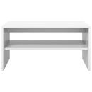 Sofabord Hvid 80 x 50 x 40 cm Konstrueret træ