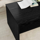 Sofabord Sort eg 80 x 50 x 40 cm Konstrueret træ