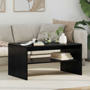 Sofabord Sort eg 80 x 50 x 40 cm Konstrueret træ